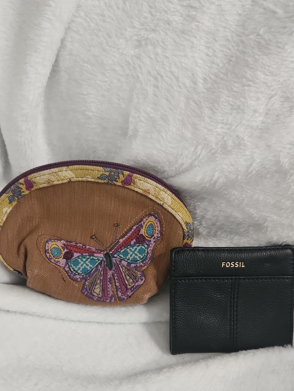 Small Cosmetic bag/with Small Billfold Included